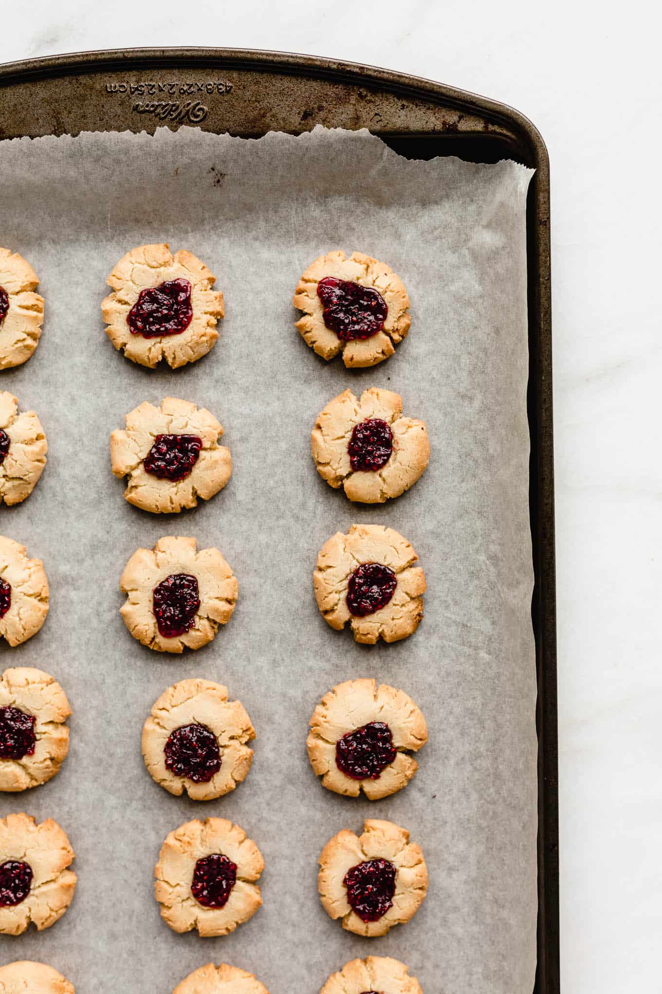 Vegan Thumbprint Cookies With Raspberry Jam - Choosing Chia