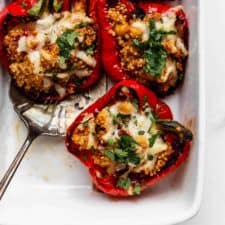 Vegetarian Quinoa Stuffed Peppers