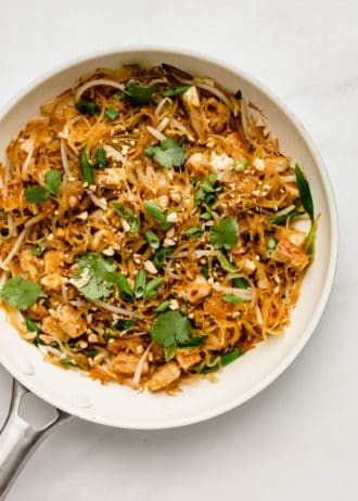 Spaghetti Squash Pad Thai - Choosing Chia