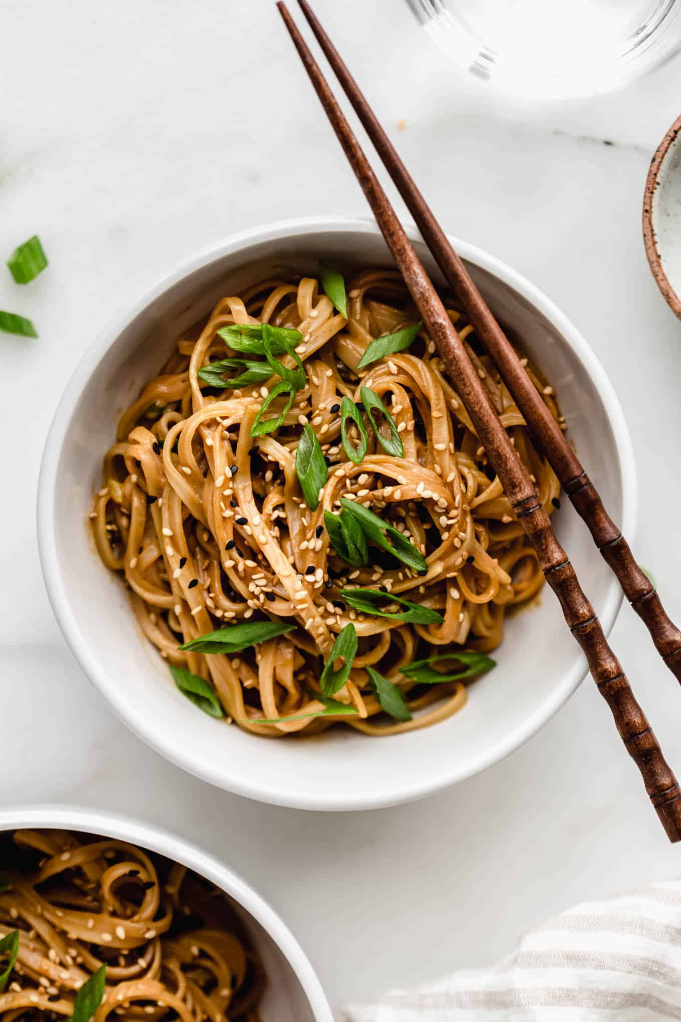 Quick Peanut Soba Noodles - Gimme Some Oven