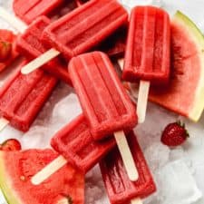 Strawberry Watermelon Popsicles
