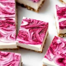 Vegan Raspberry Cheesecake Bars