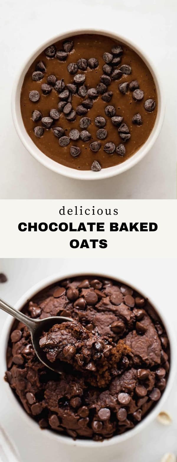 Chocolate Baked Oats - Choosing Chia