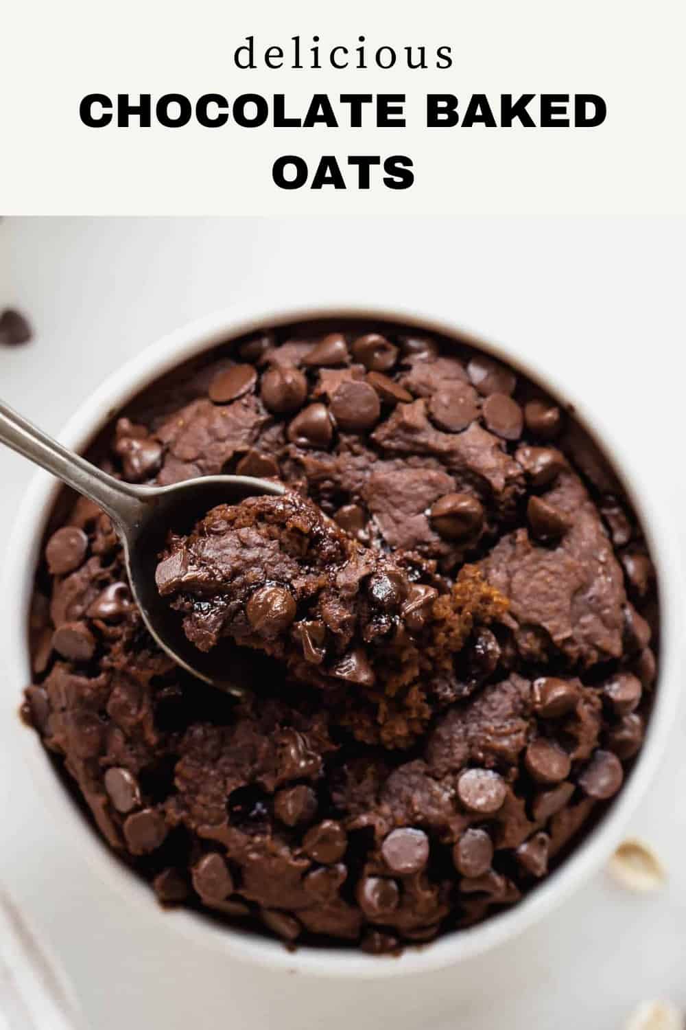 Chocolate Baked Oats - Choosing Chia