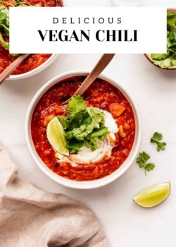Best Ever Vegan Chili Recipe (30 Minutes) - Choosing Chia