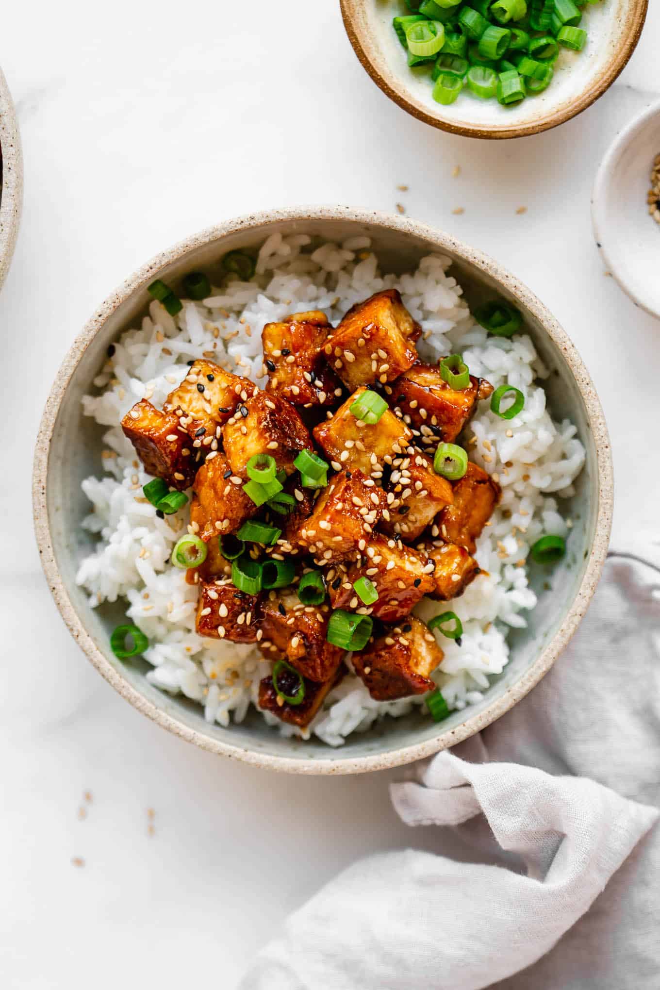 Crispy Pan-Fried Sesame Tofu - Choosing Chia