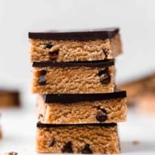 Healthy No-Bake Cookie Dough Bars