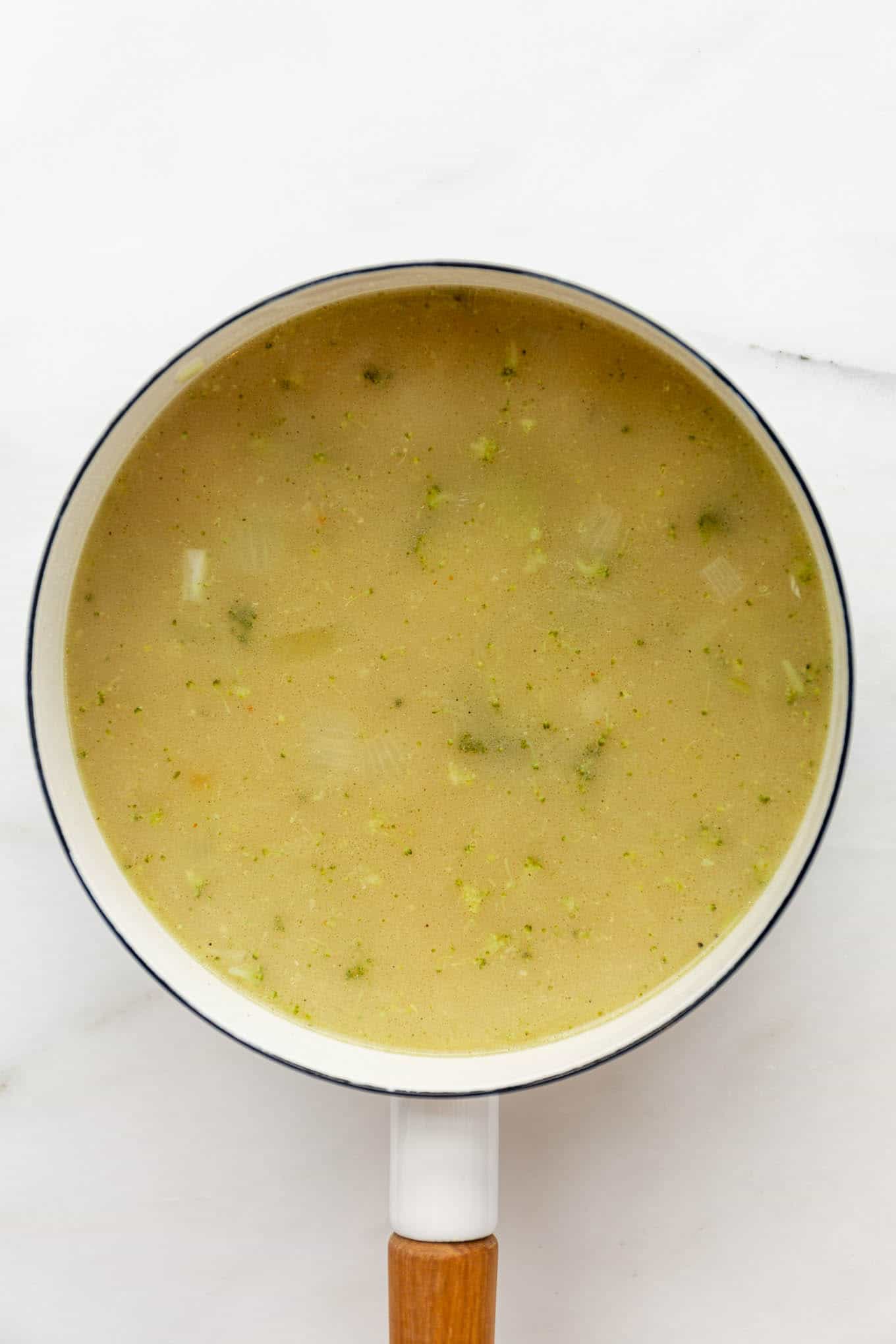 Vegan Cream of Broccoli Soup - Choosing Chia