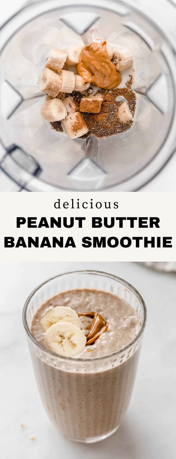Peanut Butter Banana Smoothie - Choosing Chia