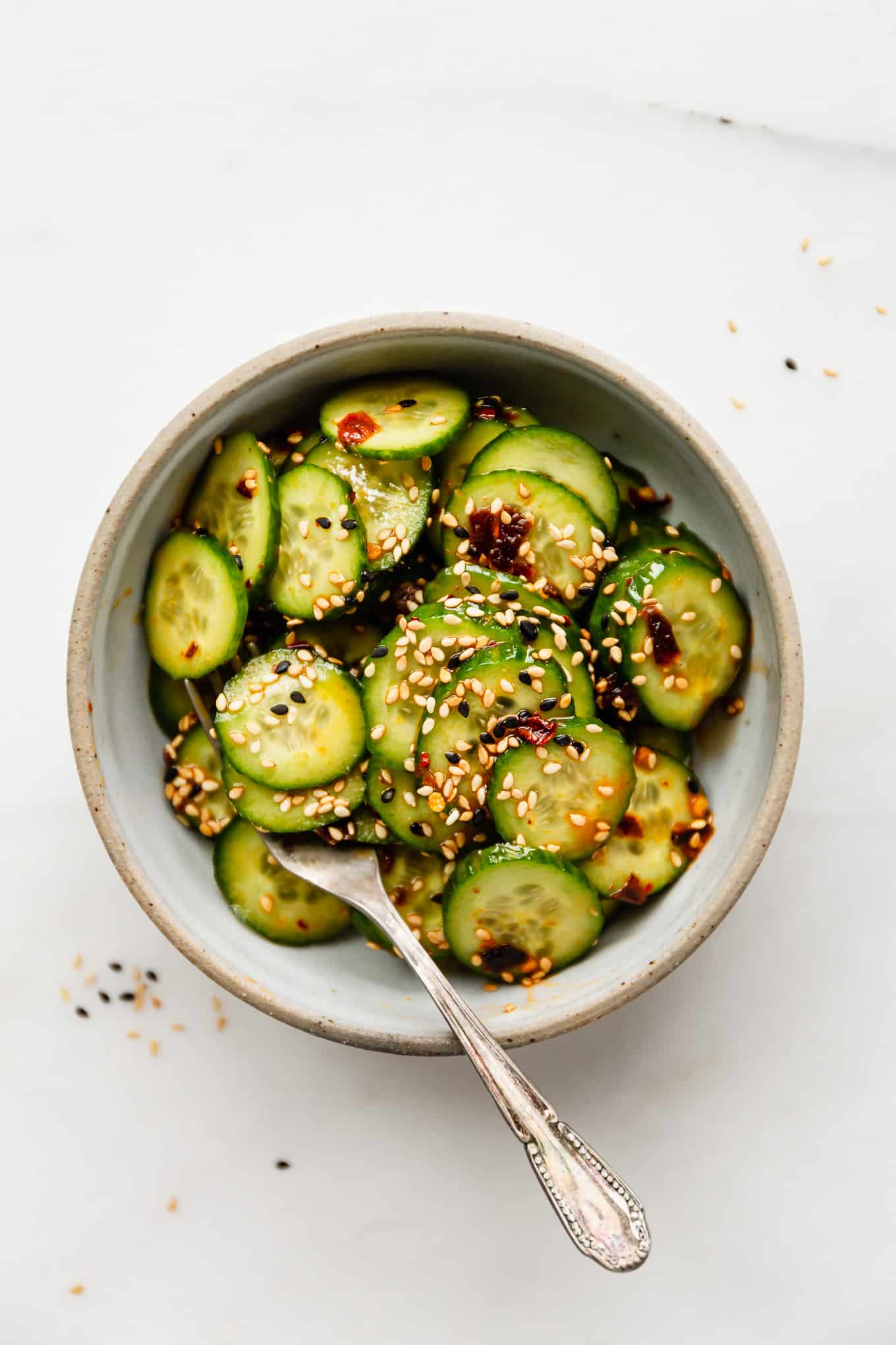 Spicy Asian Cucumber Salad Recipe Choosing Chia