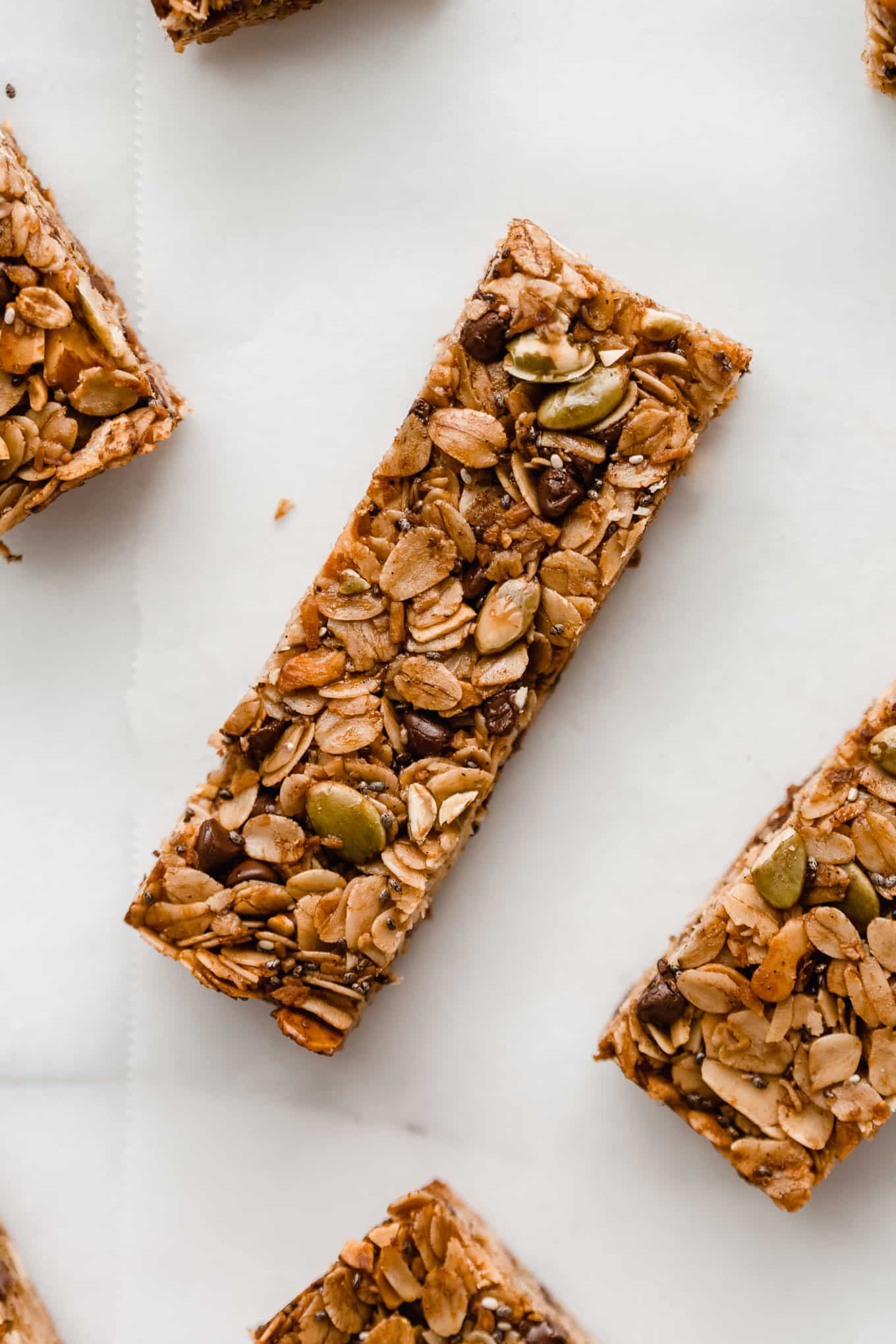 Nut free chocolate muesli bars - lunchbox friendly - Brown Paper Nutrition