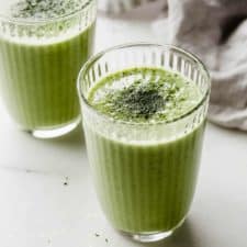 Matcha Green Tea Smoothie - A Beautiful Mess