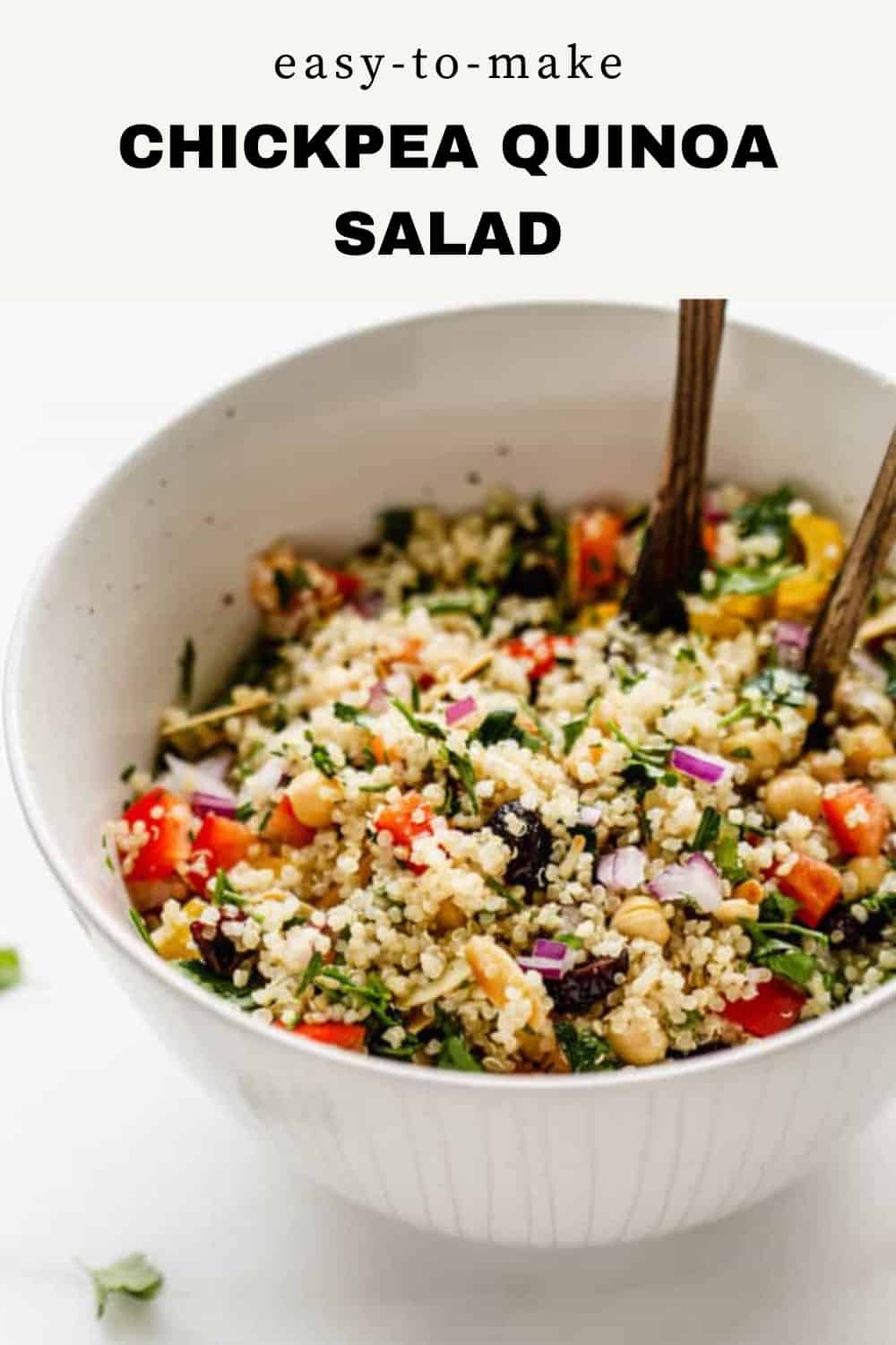 Quinoa Chickpea Salad - Choosing Chia