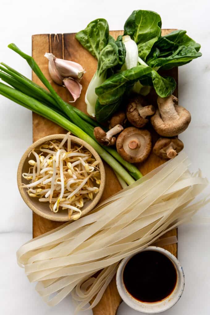 ingredients for ho fan noodles