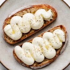 Whipped Ricotta toast
