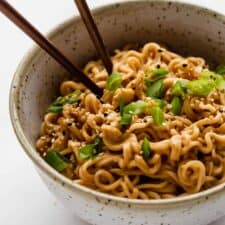 Thai Peanut Butter Ramen Noodles