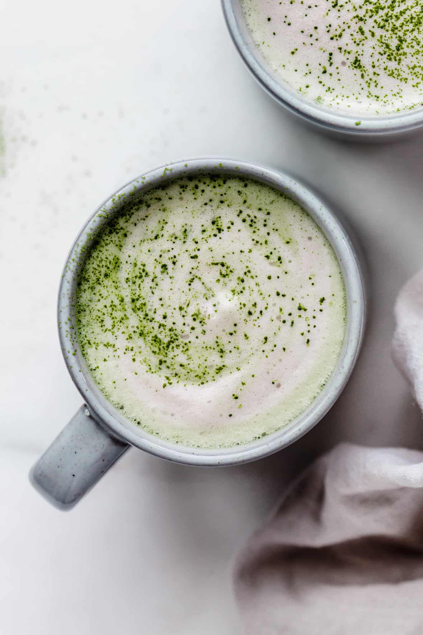 Matcha Green Tea Latte (only 3-ingredients!)