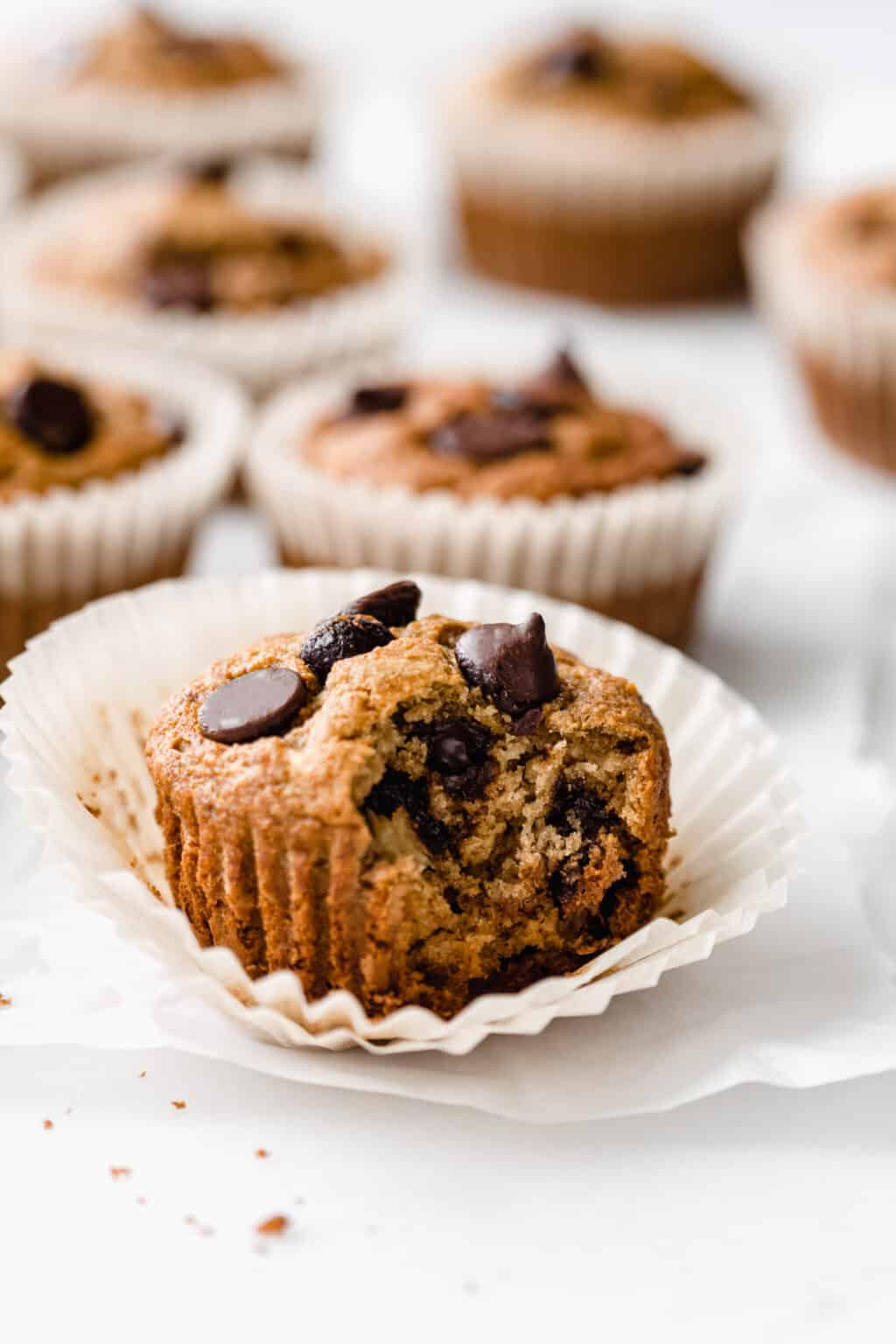 Oat Flour Banana Muffins Choosing Chia