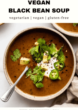 Vegan Black Bean Soup Recipe