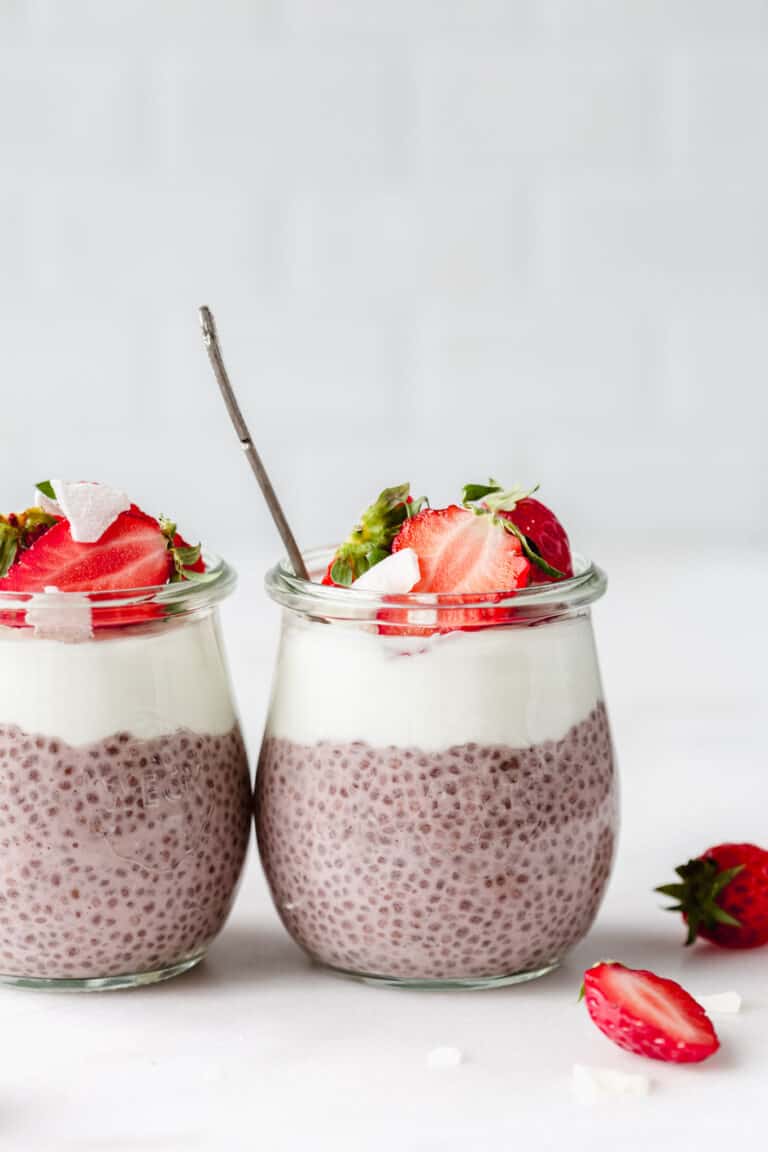 Strawberry Chia Pudding - Choosing Chia