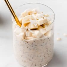 Banana Cream Pie Overnight Oats