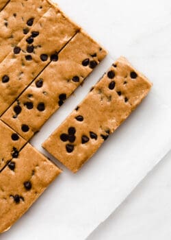 homemade perfect bars with chocolate chips