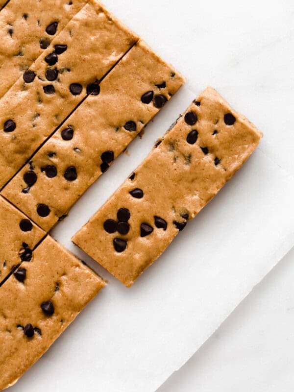 homemade perfect bars with chocolate chips