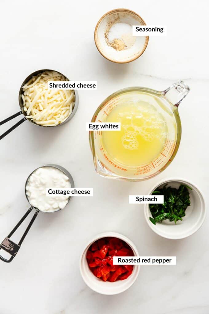 egg white bites ingredients
