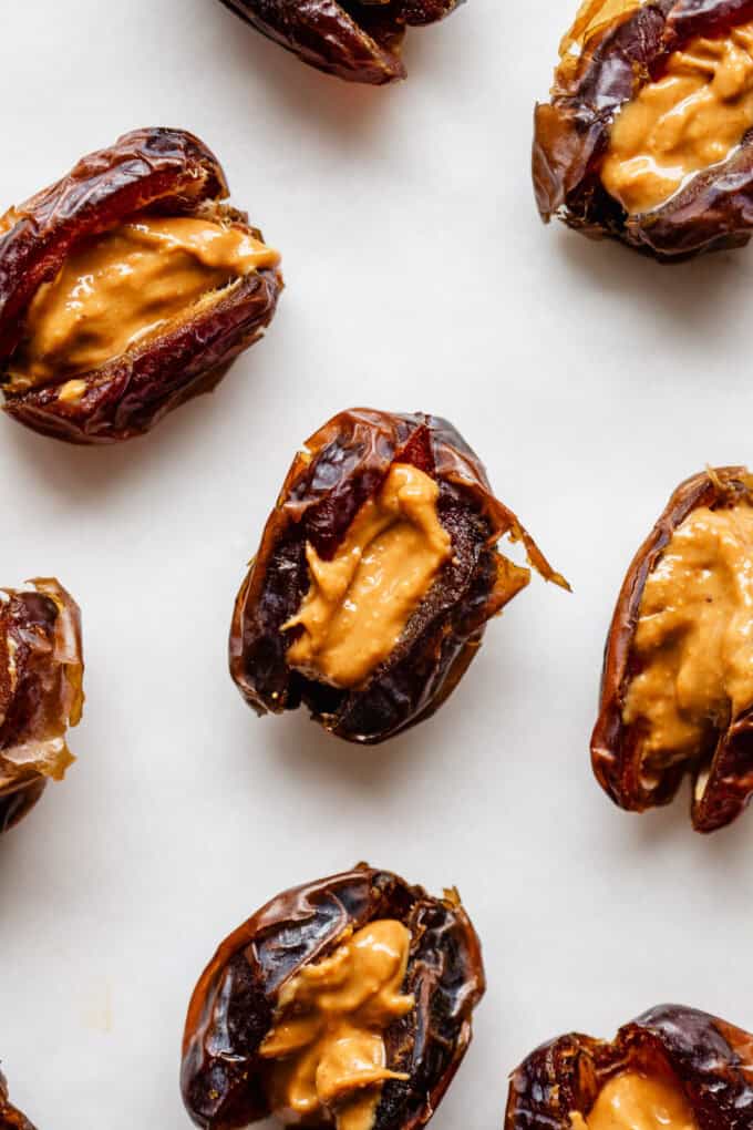 medjool dates stuffed with peanut butter