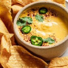 5-Ingredient Cottage Cheese Queso Dip