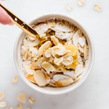 Almond Croissant Baked Oats