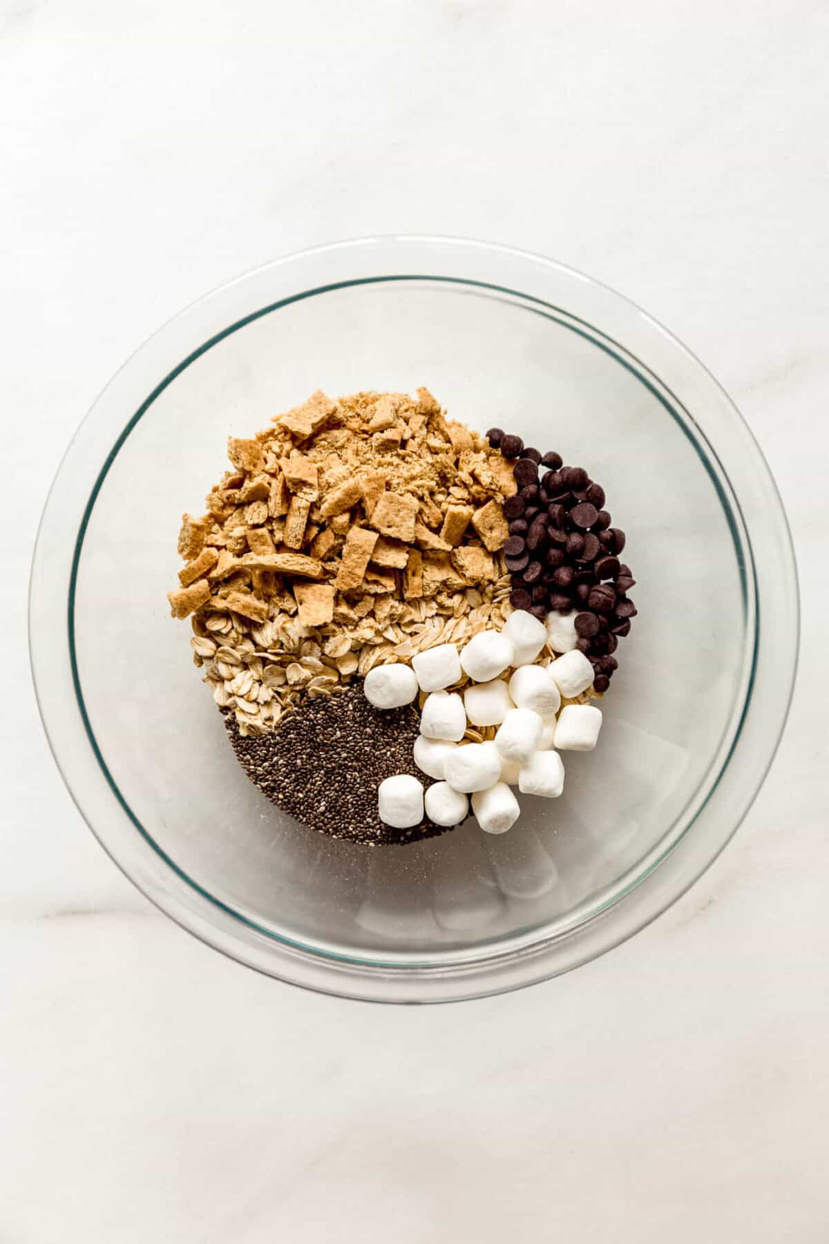 S'mores overnight oats.
